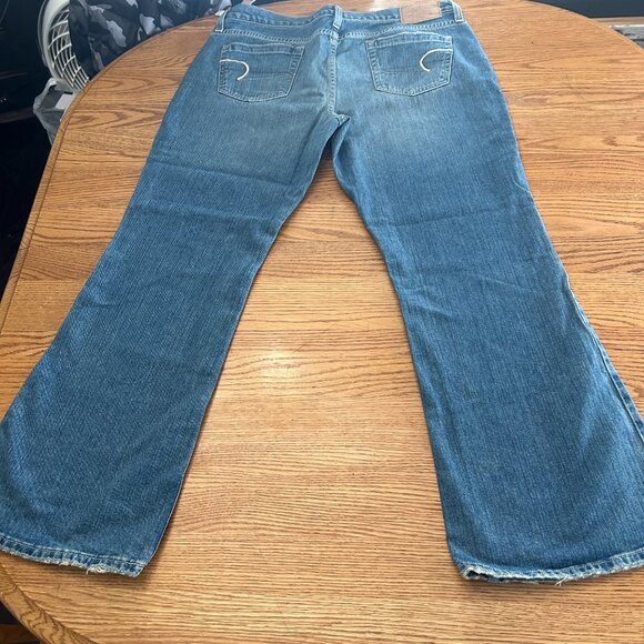 Y2K American Eagle Favorite Jeans NWT 100% Cotton, 14 Short - Picture 2 of 7